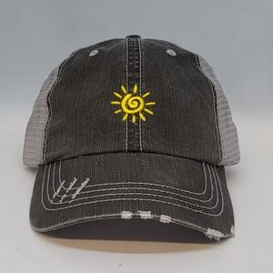 Womens baseball cap with sun